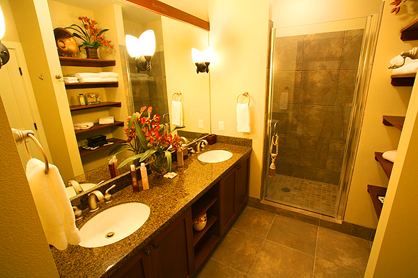luxury vacation rentals halii kai vacation rental bathroom with shower